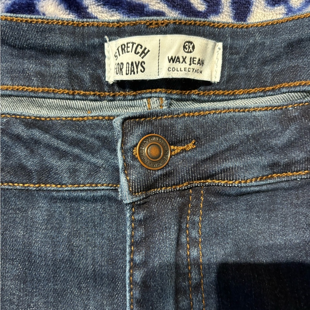 Wax Jean Stretchy Blue Jean Shorts